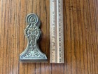 Antique Ornate Brass Paper Letter Clip