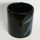 Vintage Mazatl  n Toucan Coffee Mug Black W Metallic Look Shimmery Design 12oz