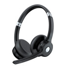 For Trucker Driver Over The Head Wireless Bluetooth Headset Mic Noise-canceling