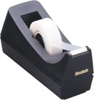 Desktop Tape Dispenser  Weighted Base  1-inch Core  Fits Standard Rolls  Black