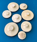 Antique Hand Painted Satsuma Porcelain Buttons