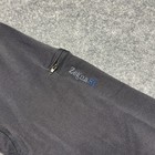 Zegna Sport Zip Long Sleeve Stretch Performance Shirt Black Italy Men Medium