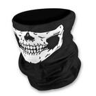 2pc Ghost Biker Skull Face Mask Motorcycle Ski Balaclava Hood Cs Sport Helmet