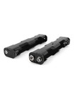2 Pcs 4 X 1 5v Aa Double Side Battery Holder Plastic Case Storage Box Black