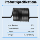 100 Feet 3 8   Id - Self Sinking Weighted Air Hose Aeration Air Line Tube Roll