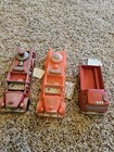 Lot Of 19 Vintage Auburn Rubber Toy Vehicles Tractor Race Car Fire Truck   Tires