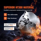 8   3-jaw Lathe Chuck Self-centering Lathe Chuck For Grinding Drilling