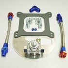 Holley Street Avenger Carb Carburetor Braided Fuel Line Pressure Regulator 4150