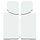 Dei 50190 Fits Jeep 18-23 Wrangler Jl 2-door Boom Mat Headliner - 5 Piece-white