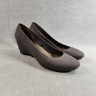 Crocs Lina Women s Sandals Brown Rubber 8 Slip On Casual Comfort Heels Shoes