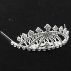 Rhinestone Tiara Comb Hairpiece
