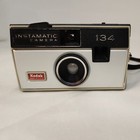 Kodak Instamatic Camera Model 134 With Flash Bulbs  In Hard Case W manual