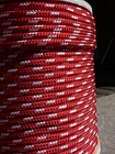 Sailboat Rigging Rope 3 8  X 50  Red white Double Braided Sheet Halyard Line