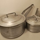 Bourgeat Saucepans Vintage Set Collectivity Series Aluminum W  Lids France Made