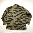Tiger Stripe Camo Shirt Large Military Vietnam Us Army Uniform 2 Pocket Usa Jwd