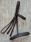 New Cavalry  old Edgewood  Padded  Raised   Fancy Stitched Hunter Bridle   Reins