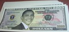Wholesale Lot 100 2009 Obama Inaugural Money Fake Dollar Bills Usa America U s 