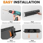 Gun Rack 1 3 4 6 8 12 Slot Indoor Metal Gun Rack Wall Mount Vertical Rifle Rack