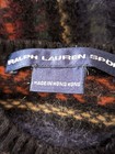 Ralph Lauren Sport Girls Fair Isle Sweater Small Fair Isle Pullover Beaded Crew