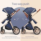 3 In 1 Luxury Baby Stroller Travel Pram High Landscape Pushchair Newborn New