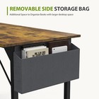 31-63 Inch Modern Office Computer Desk Writing Work Study Table With Storage Bag