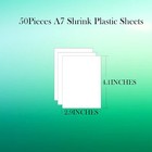 Shrinky Plastic Sheets  Shrink Art Paper Shrink Film Sheets Frosted For Arts And