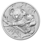 2018-2024 Australia Next Generation 2oz Silver Piedfort  7  Coins - Koala-emu