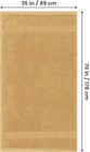 Jumbo Bath Sheet 2 Piece - 600 Gsm 35x70 Inches 100 Ring Spun Cotton - Highly Ab