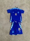 Messi  10 Argentina Youth Kids Medium W-shorts  Brand New With Tags 