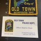 Maine  City Of Old Town Police Dept Patch 2t