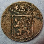 Overhout 1777 Shipwreck Salvage Coa 1751 New York Penny Voc Holland Dutch Coloni