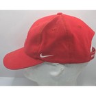 Nike Ohio State Buckeyes Red Strapback Cap Hat Ncaa University Hook   Loop