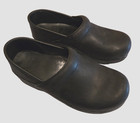 Dansko Professional Clogs Womens 38 Black Matte Slip On Chunky Nursing Work