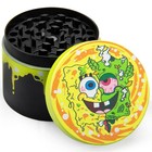 Spongebob Grinder Crusher 4-layer50mm Herb   Tobacco Grinder Alloy Metal