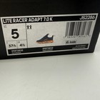 Adidas Lite Racer Adapt 7 0 K Shoes Kids Size 5 Grey Green Running Js2286