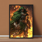 Doctor Doom Marvel Comic Anime Poster Print - No Frame