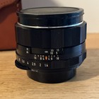 Vintage Asahi Pentax Super Multi Coated Takumar 50mm F1 4 Lens Slr Camera  read 