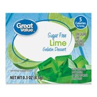 Great Value Sugar Free Gelatin Dessert  0 3 Oz  Variety Pk 2   - Pack Of 10