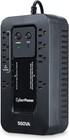 Cyberpower Ec550g Ecologic Ups Battery Backup And Surge Protector  Black 
