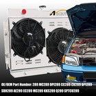 Aluminum Radiator For 1959 1968 Chevy Impala Chevelle El Camino 3 Row Core