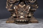 12  Old Antique Tibetan Buddhism Temple Bronze Gilt Maitreya Bodhisattva Statue