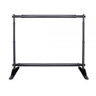 8 X10ft Step And Repeat Adjustable Backdrop Telescopic Banner Stand Aluminum Nut