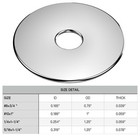 1 4 X 1-1 4  Fender Washers stainless Steel Flat Washers made Of 304  18-8  1   