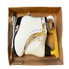Vintage Ccm Gold Medal Women   s Figure Skates Size 7 White W box     New Old Stock