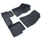 3pcs Floor Mats Cargo Liner For 2015-2024 Jeep Renegade Tpe Rubber All Weather