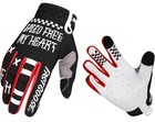 Fast Goose Dirt Bike Gloves Black   Red House