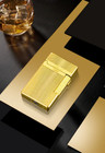 Gold Luxury Dual Flame  soft   Jet  Lighter