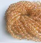 Natural Citrine Smooth Round Beads 4mm 5mm 6mm 7mm 8mm 10mm 12mm 15 5  Strand
