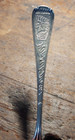 Antique Sterling Souvenir Spoon   Indian Chief   Milford  Ct  1889 Geo  Ford 31g
