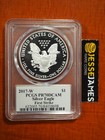 2017 W Proof Silver Eagle Pcgs Pr70 Dcam First Strike Liberty Coin Act Label